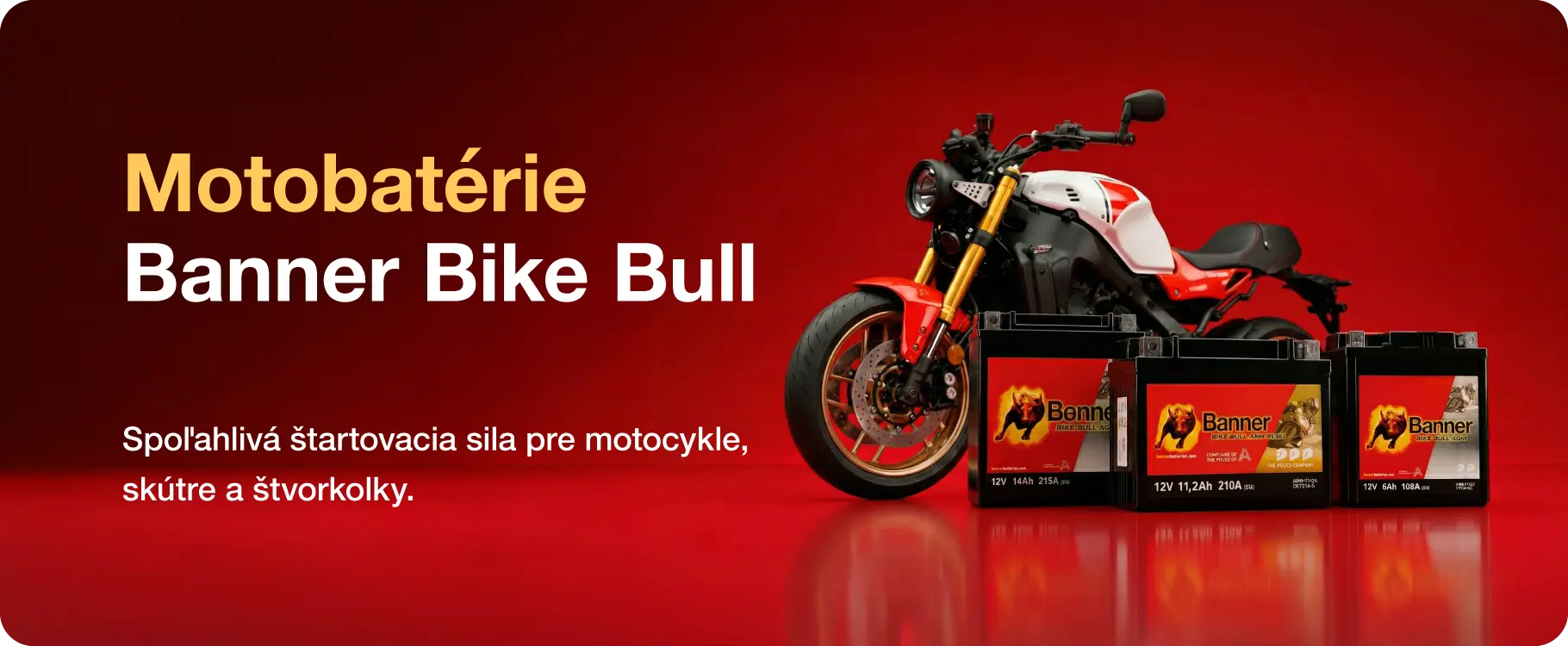 Motobatérie Banner Bike Bull