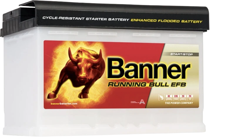 Banner Running Bull