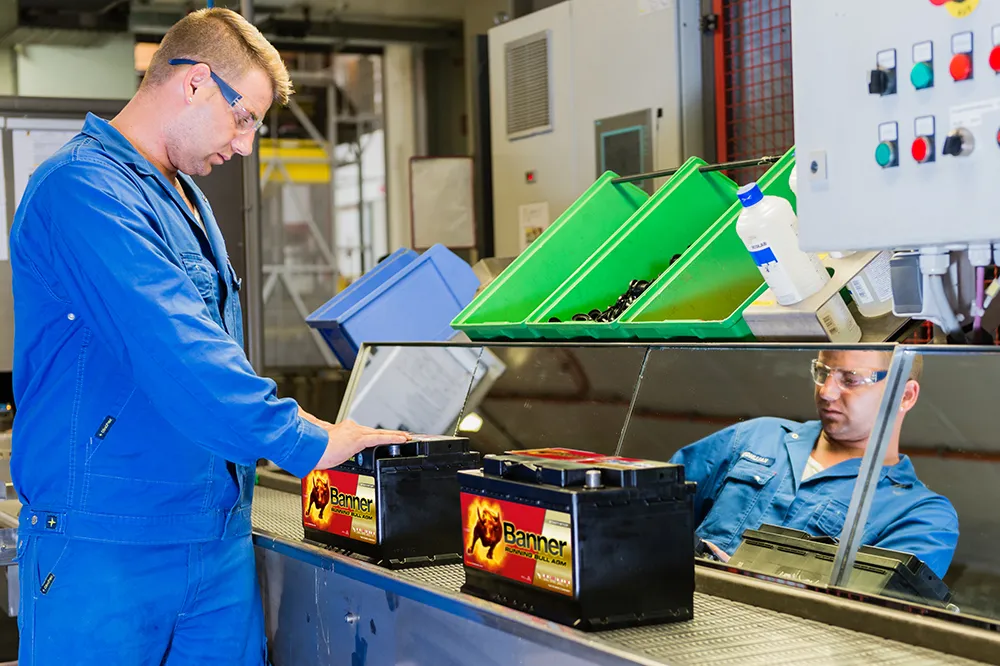 Výroba Banner batérií