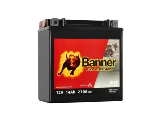 BANNER Bike Bull AGM BTX16-BS 51422, 12V/14Ah 210A